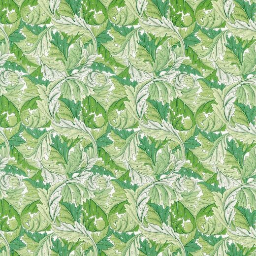 Made To Measure Roman Blinds Acanthus Leaf Green