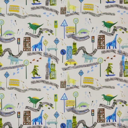 Made To Measure Roman Blinds Dino City Reef