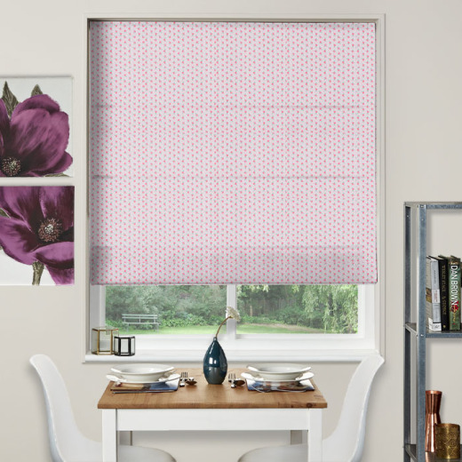 Made To Measure Roman Blind Provence Rose Pink