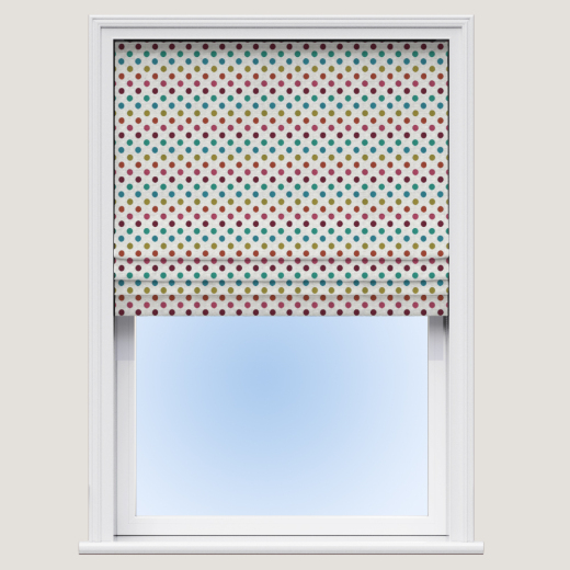 Spotty Tutti Fruitti Roman Blind