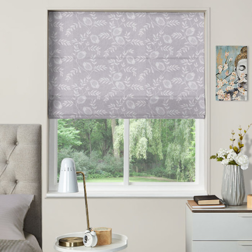 Vinery Chrome Roman Blind