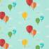 And Away We Go Poppy Sky Pine Apple Fabric by Harlequin