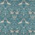 Bird Tapestry Webbs Blue Fabric by Morris & Co