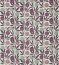 Blomma Heather Damson Stone Fabric by Scion