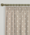 Pencil Pleat Curtains Dotty Taupe
