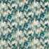 Distortion Adriatic/Ink/Parchment Fabric by Harlequin