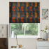 Roman Blind in Tigris Flame Velvet