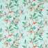 Ella Sky/Fig Leaf/Nectarine Fabric by Harlequin