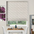 MotionBlind Roman Blind in Golden Lily Dove Plum by Clarke And Clarke