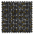 Roman Blind Dot Dot Noir Fabric Sample