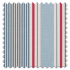 Roman Blind Sail Stripe Marine Fabric Sample