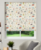 Made To Measure Roman Blinds English Garden Taupe 1