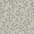 Ophelia Bluebell Linen Fabric