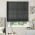 Roman Blind in Boucle Charcoal