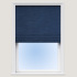 Made To measure Roman Blind Dupion Faux Silk Navy