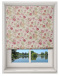 Made To Measure Roman Blind Genevieve Old Rose