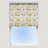 Highland Cattle Linen Roman Blind