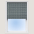 Linear Stem Cool Grey Roman Blind