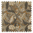 Swatch of Acanthus Velvet Mustard/Grey