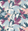 Baja Grape Blush Indigo Fabric by Scion