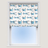 Made To Measure Roman Blinds Crustaceans Cobalt