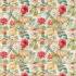 Dahlia & Rosehip Briarwood/Russet Fabric by Sanderson