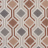 Mosaic Burnt Orange Fabric by Porter And Stone