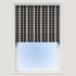 Segments Onyx Roman Blind