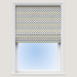 Spotty Lapis Gold Roman Blind