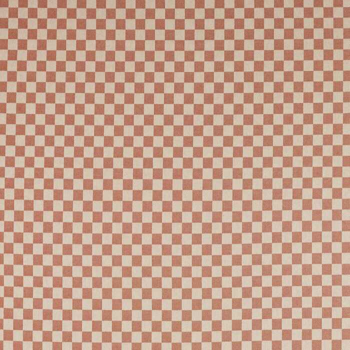 Blenets Check Mini Terracotta Fabric by Harlequin