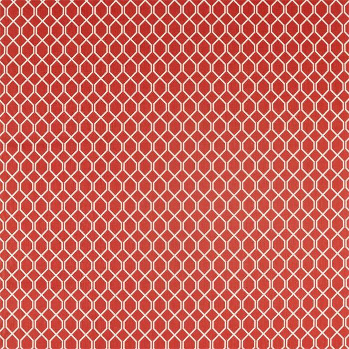 Botanical Trellis Bengal Red Fabric by Sanderson