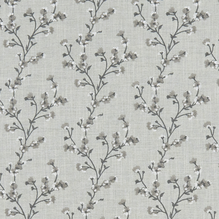 Made To Measure Curtains Blossom Silver Flat Image