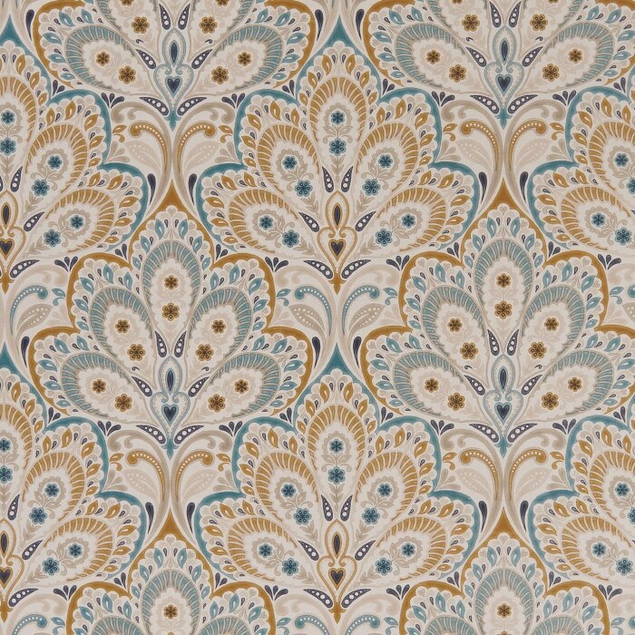 Persia Teal Spice Fabric