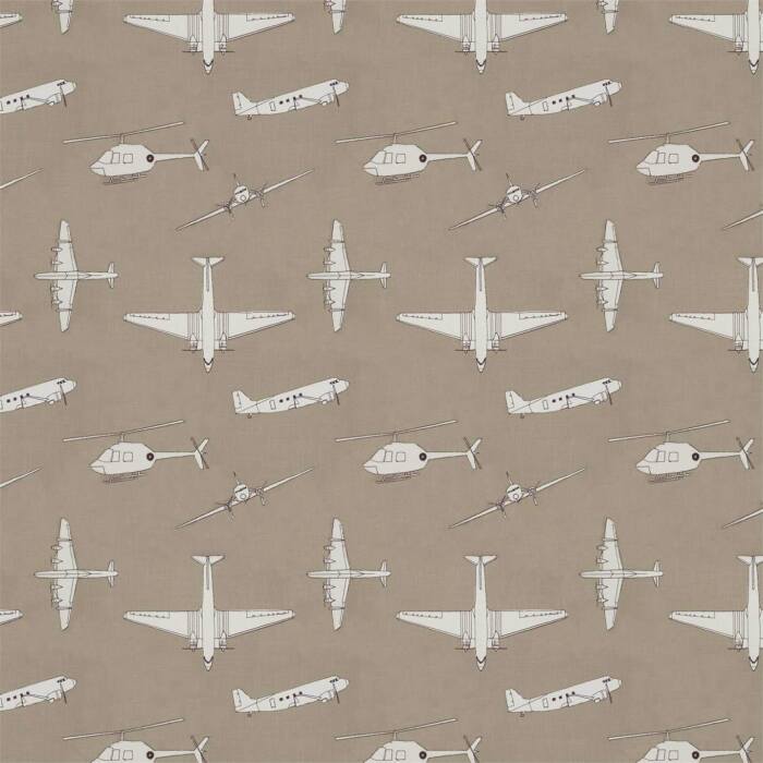 Chocks Away Stone Fabric by Harlequin