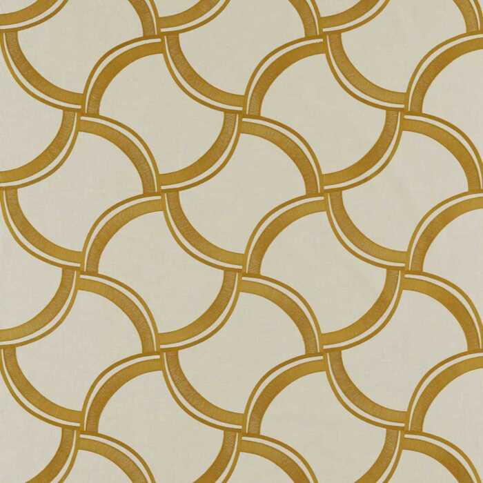 Cognate Dijon/Shiitake Fabric by Harlequin