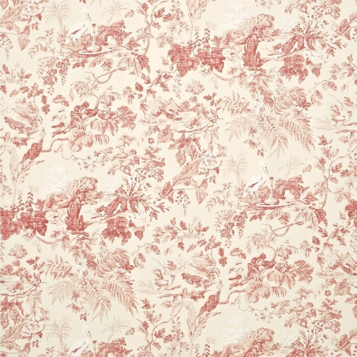 Aesops Fables Pink Fabric by Sanderson