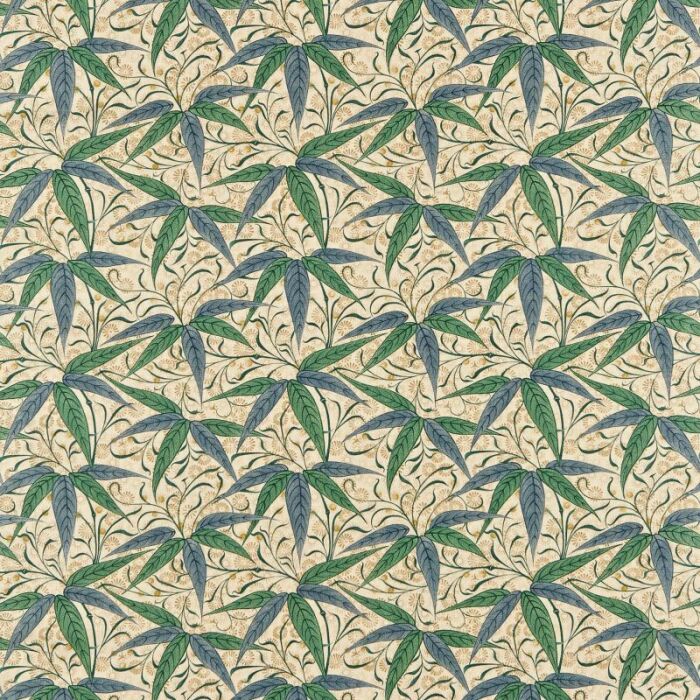 Bamboo Thyme/Artichoke Fabric by Morris & Co