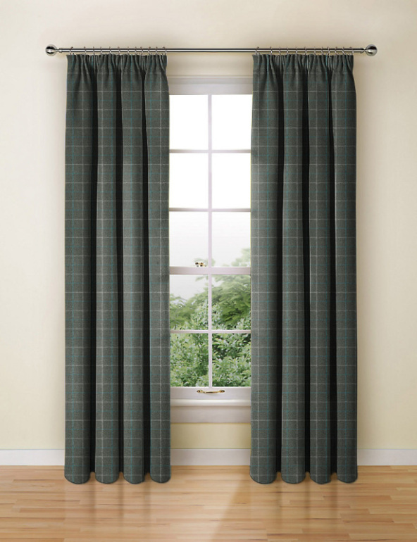 Made To Measure Curtains Bamburgh Azure