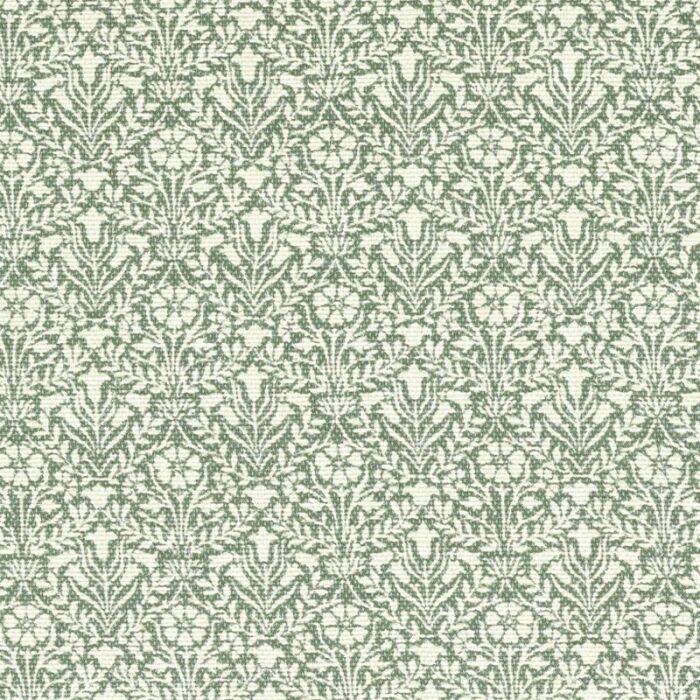 Bellflowers Weave Seagreen Fabric by Morris & Co