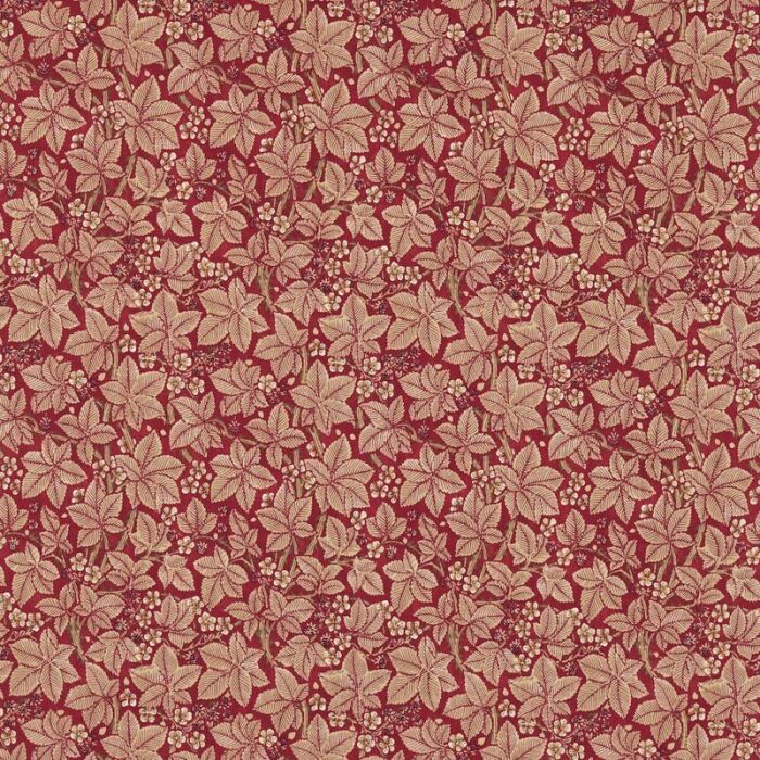 Bramble Wine/Thyme Fabric by Morris & Co