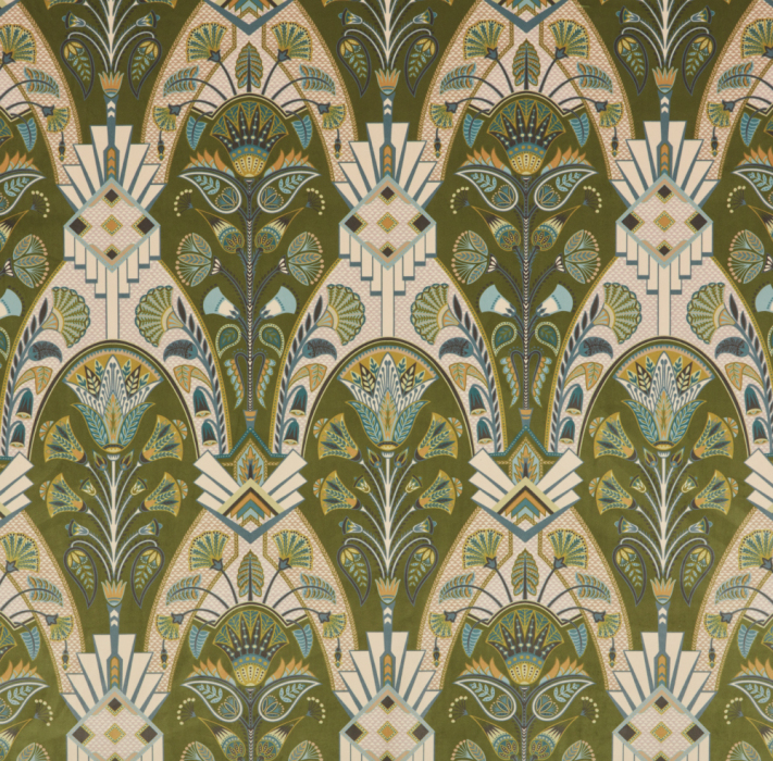 Cabaret Moss Fabric by iLiv