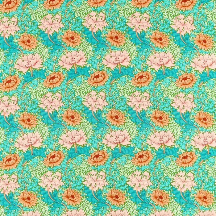 Chrysanthemum Summer Fabric by Morris & Co