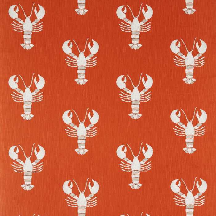 Cromer Rust Fabric by Sanderson