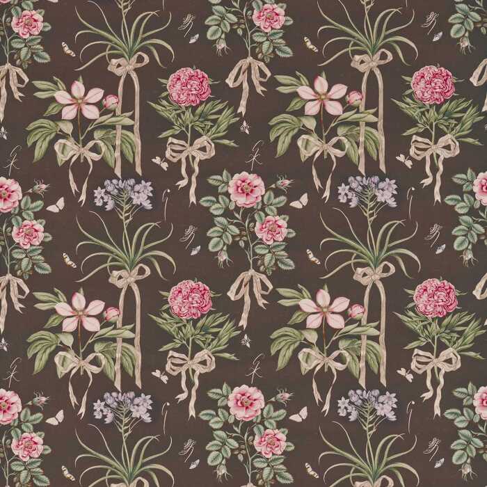 Cupids Beau Morel/Mantle Fabric by Sanderson