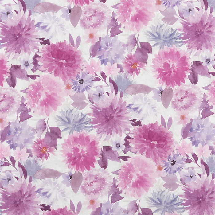 Dahlia Berry Fabric by Bill Beaumont