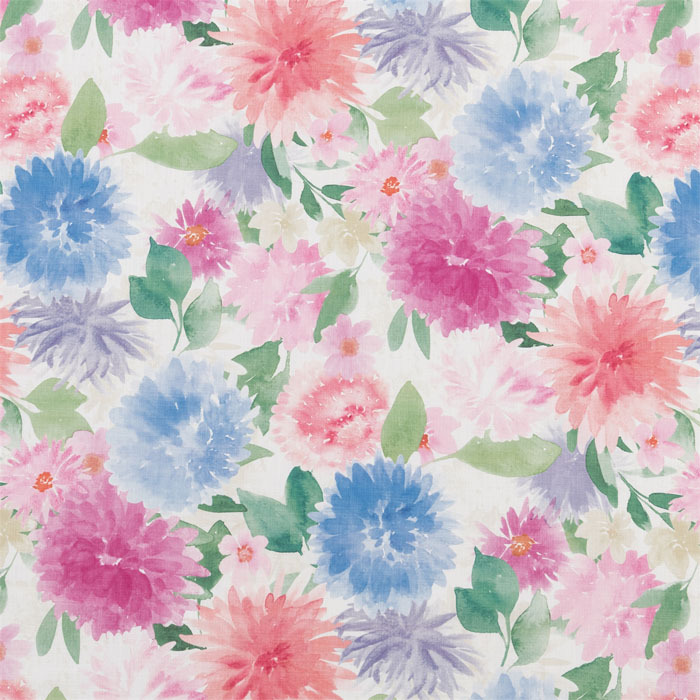 Dahlia Summer Fabric by Bill Beaumont