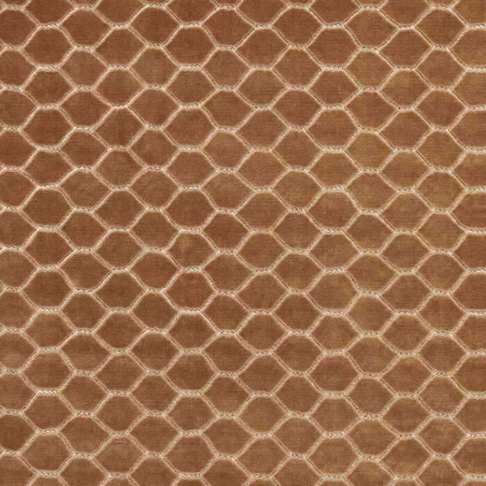 Faraday Velvet Bronze Fabric by Sanderson