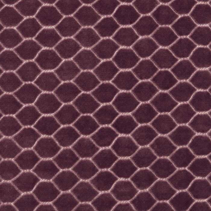 Faraday Velvet Plum Fabric by Sanderson