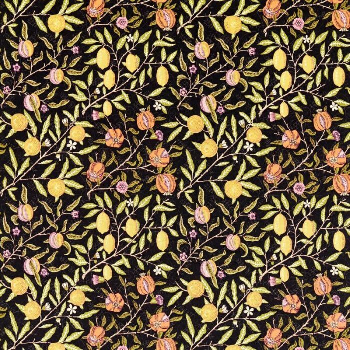 Fruit Twilight Fabric by Morris & Co