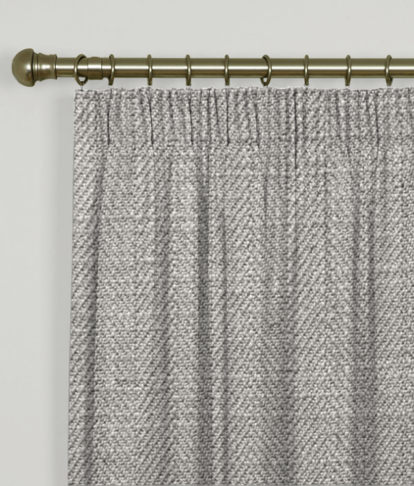 Pencil Pleat Curtains Henley Flannel